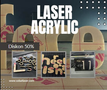 Jasa laser cutting akrilik
