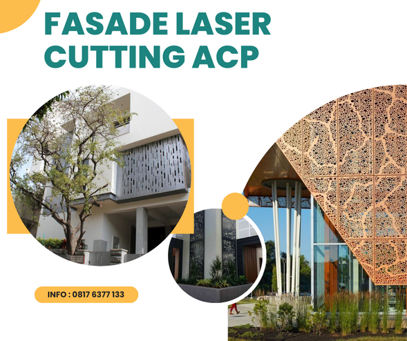 Jasa pembuatan fasade laser cutting acp