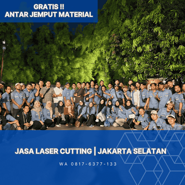 jasa laser cutting kebayoran baru workshop produksi presisi