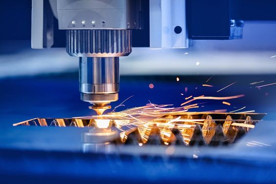 FIBER LASER METAL, Laser cuting plat besi cipondoh