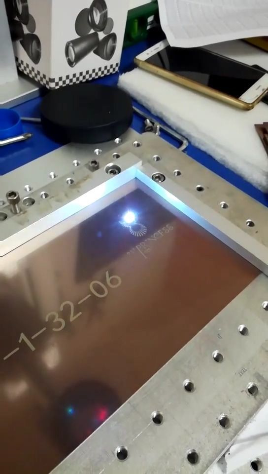 Jasa marking laser bahan logam